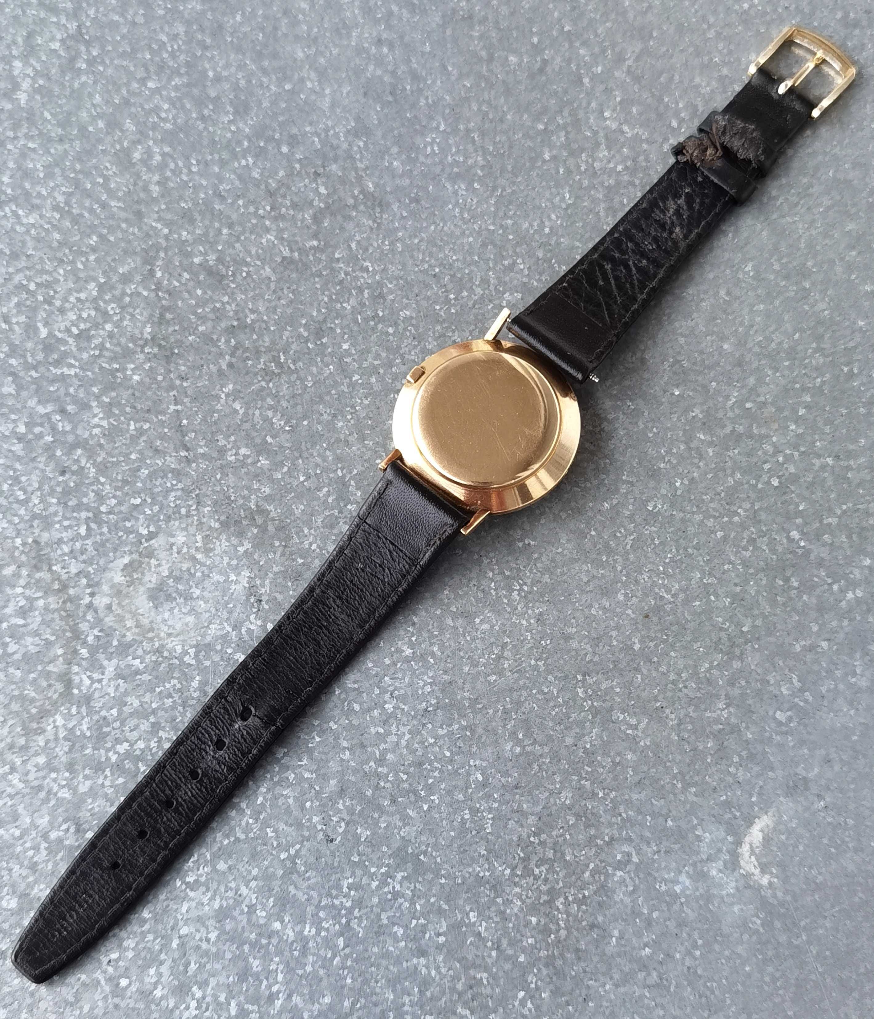 Złoty Zegarek Rotary Automatic 21 Jewels Swiss Made lata 60te złoto375