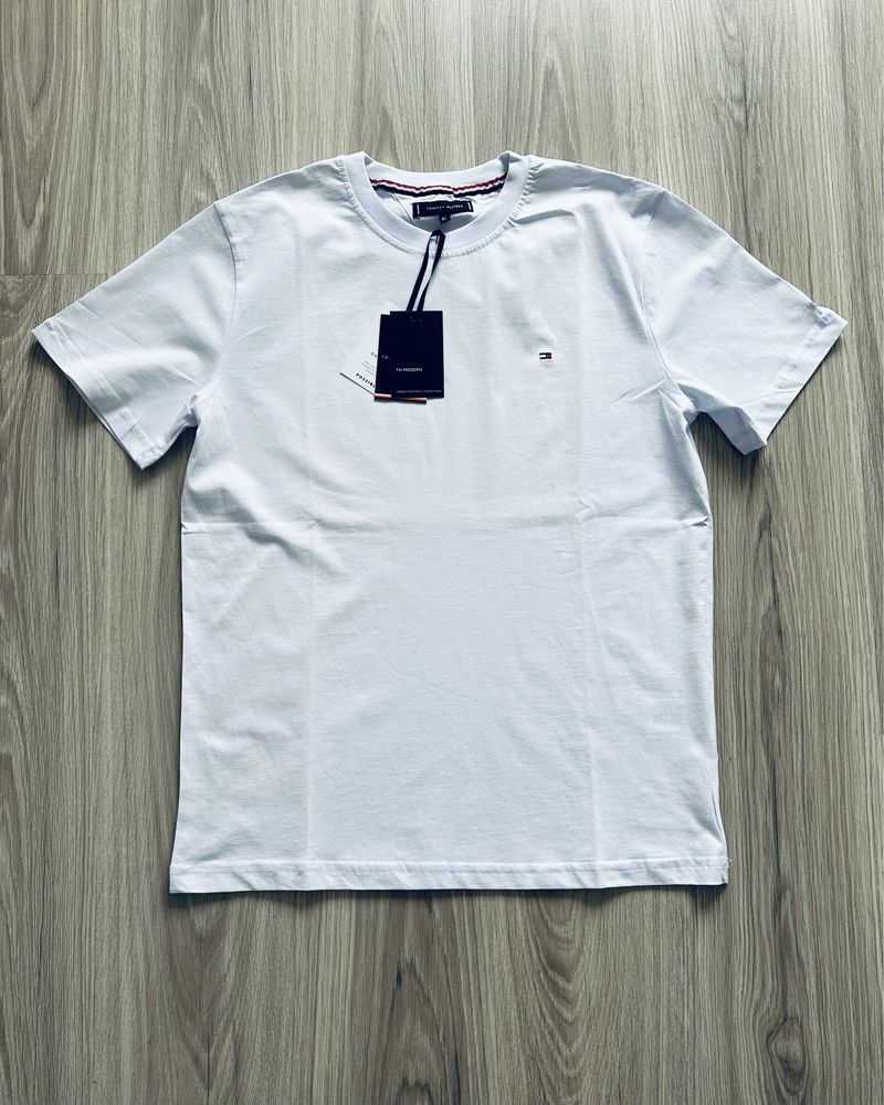 T-shirt męski biały Tommy H. rozmiar XXL