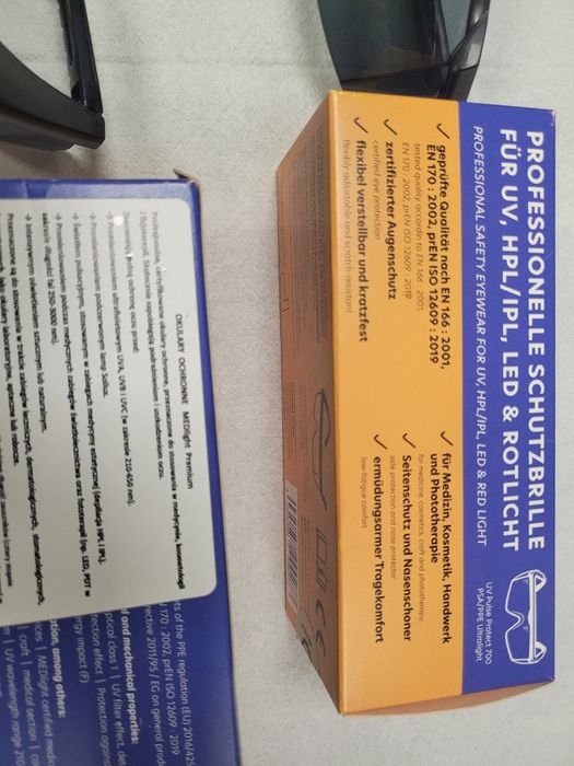 Okulary ochronne UV medlight premium