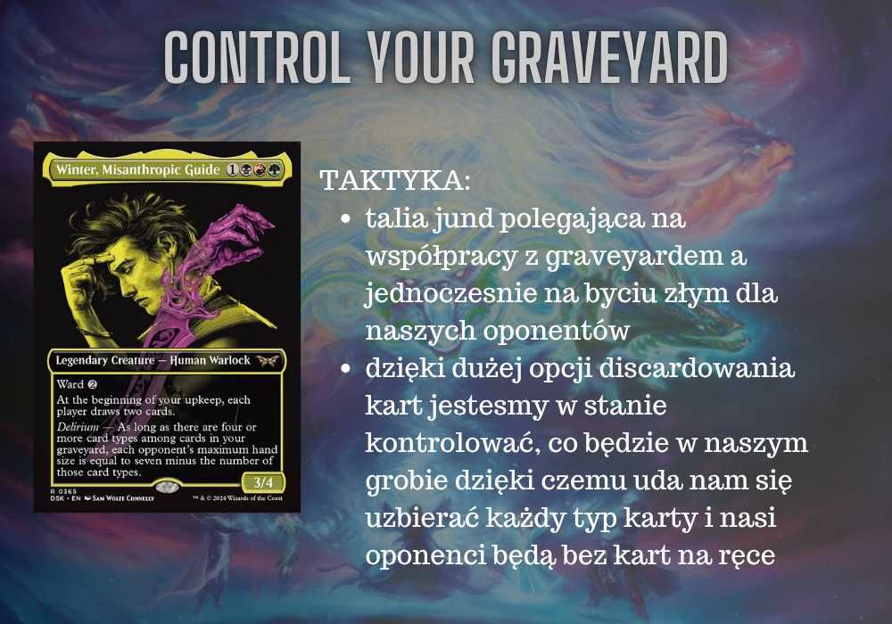 Magic the Gathering Commander | Winter, Misanthropic Guide, jund, mill