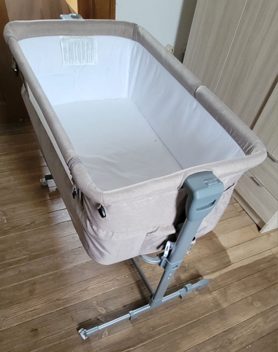 Berço KINDERKRAFT - Neste Up Beige Melange como novo!