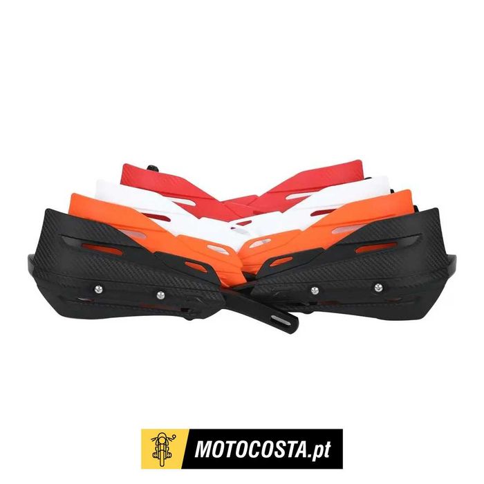 Protetores Mãos Universais 22-28mm Motocross Enduro - Inclui Suportes