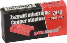 Zszywki miedziane (10x1000szt). Penword