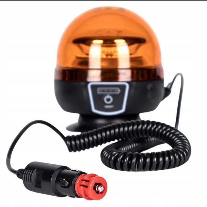 Lampa ostrzegawcza led BEZPRZEWODOWA KOGUT AKUMULATOR + PILOT 12v/24v