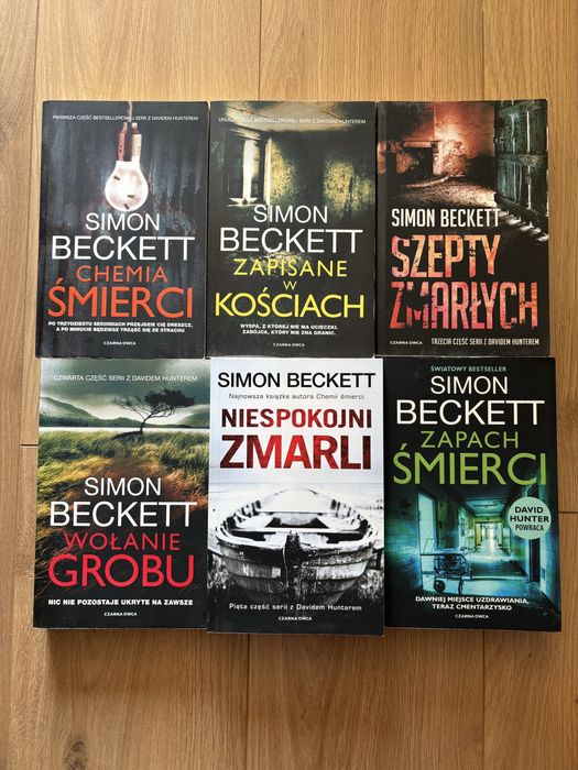 Simon Beckett cykl książek o Dr David Hunter