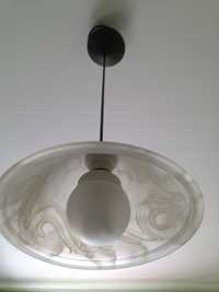 Lampa sufitowa/szklany klosz