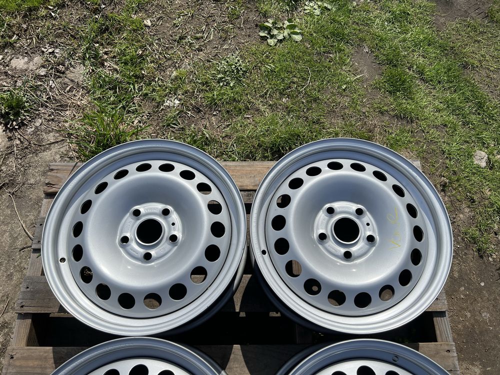 4xfelga stalowa 16” VW/SEAT/SKODA (5x112 ET48) - nowe