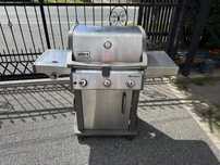 Grill gazowy weber spirit, boczna kuchennka zeliwny ruszt, pokrowiec