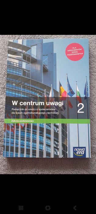 Podręcznik szkolny do wiedzy o społeczeństwie
