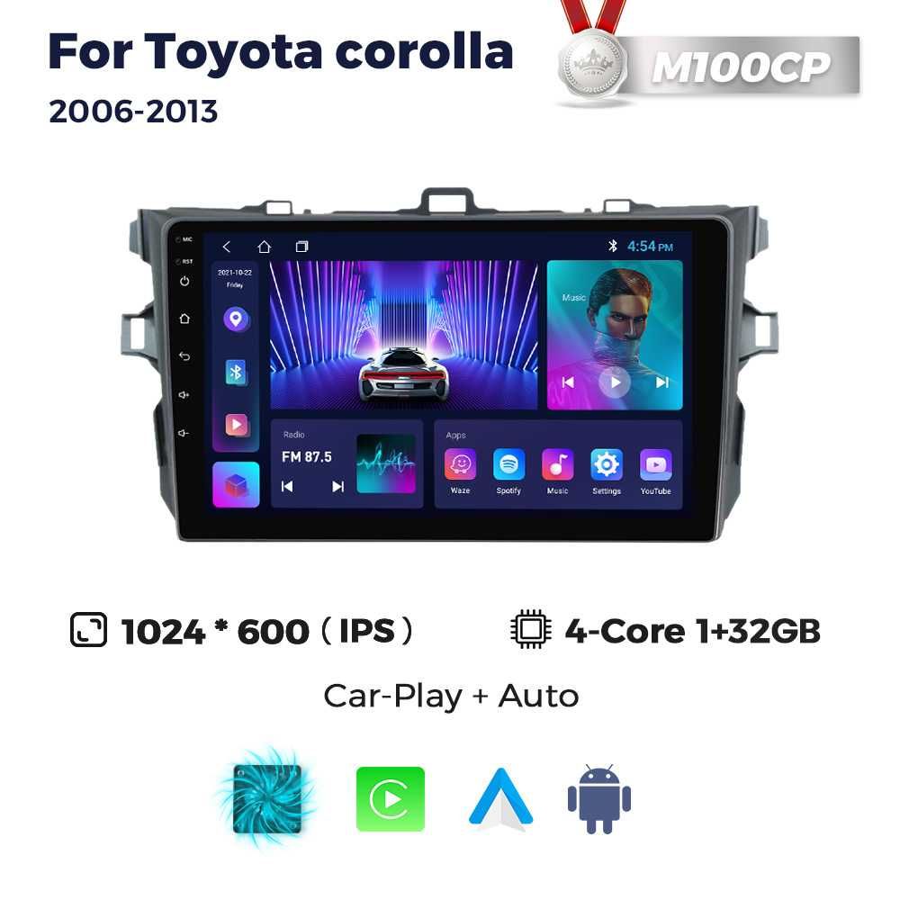 Магнітола TOYOTA Corolla android gps навігация Тойота Королла