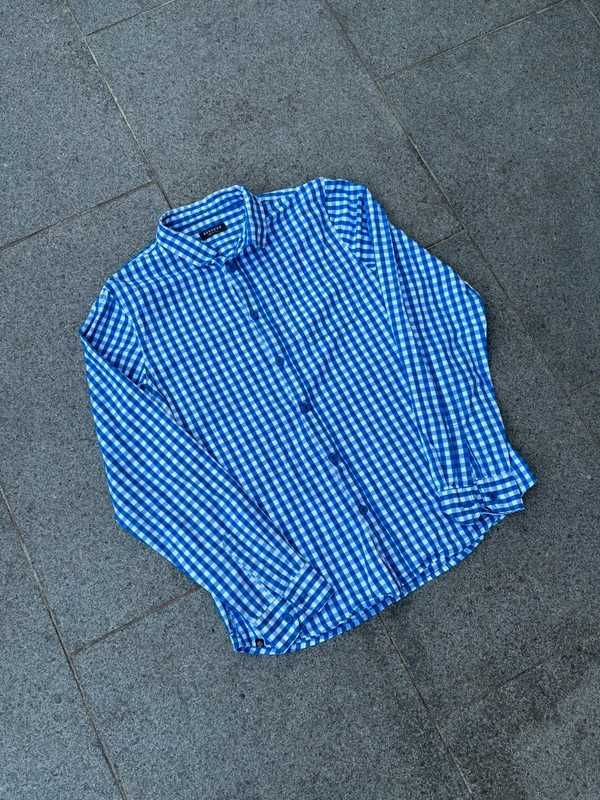 Nowa Niebieska Koszula Męska Shirt Reserved Aesthetic Minimalistic M