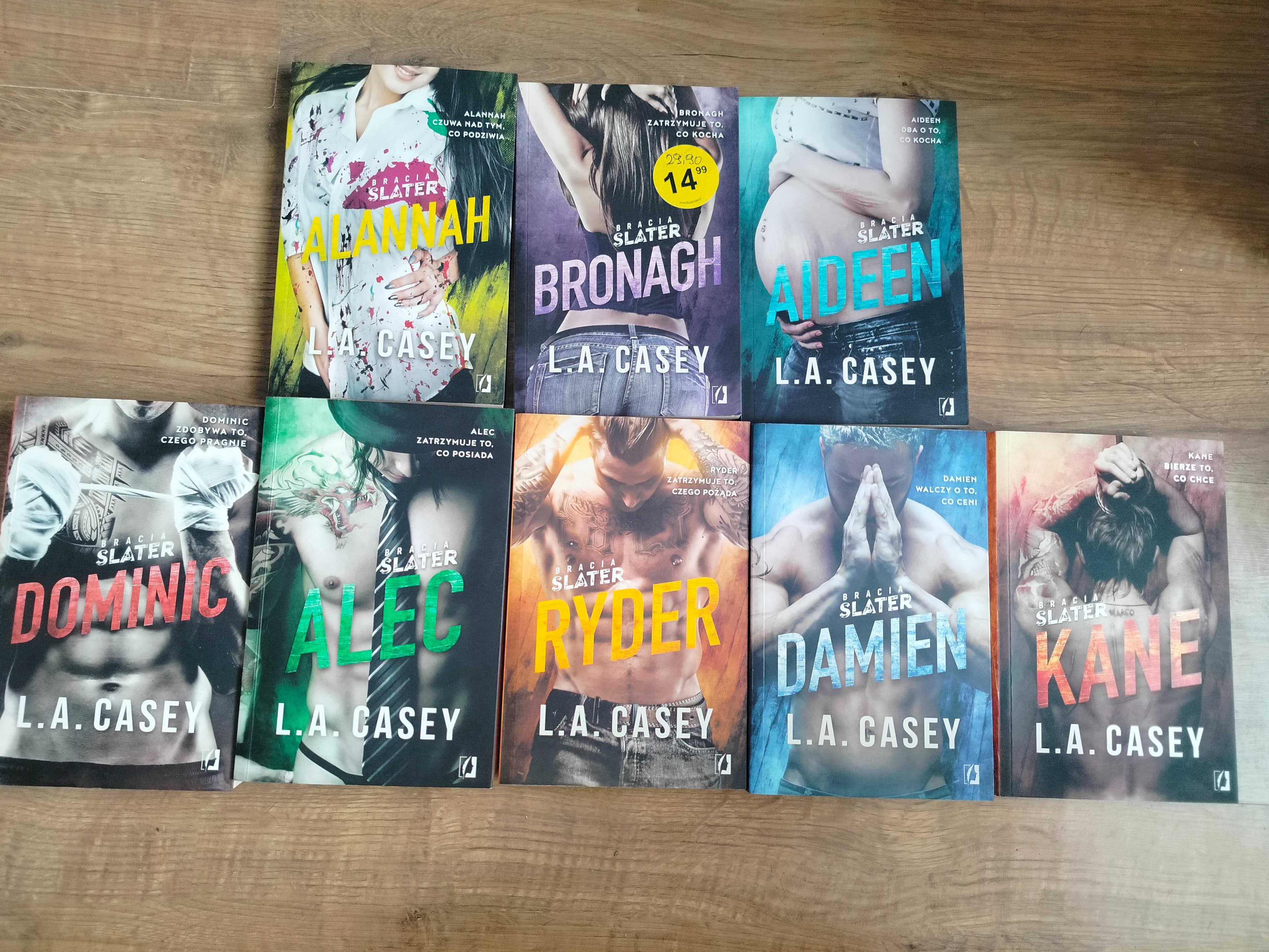 Dominic,Bronagh,Alec,Kane,Aideen,Ryder,Damien,Alannah 
L.A. Casey