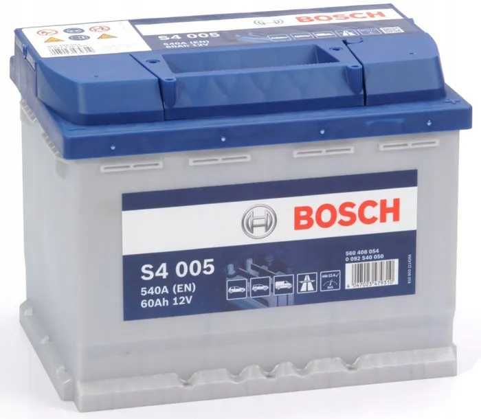 Akumulator Bosch S4 005 60AH 540A P+ RADOM - DOWÓZ