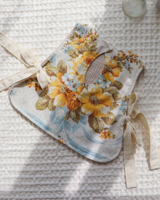 Top niemowlęcy wiązany • 3–6 m-cy • 100% bawełna • Unikat & muślin