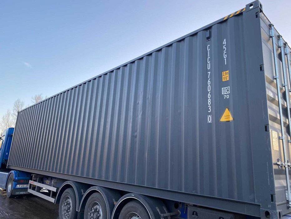 Kontener morski 12 m 40 HC podwyższany na wynajem