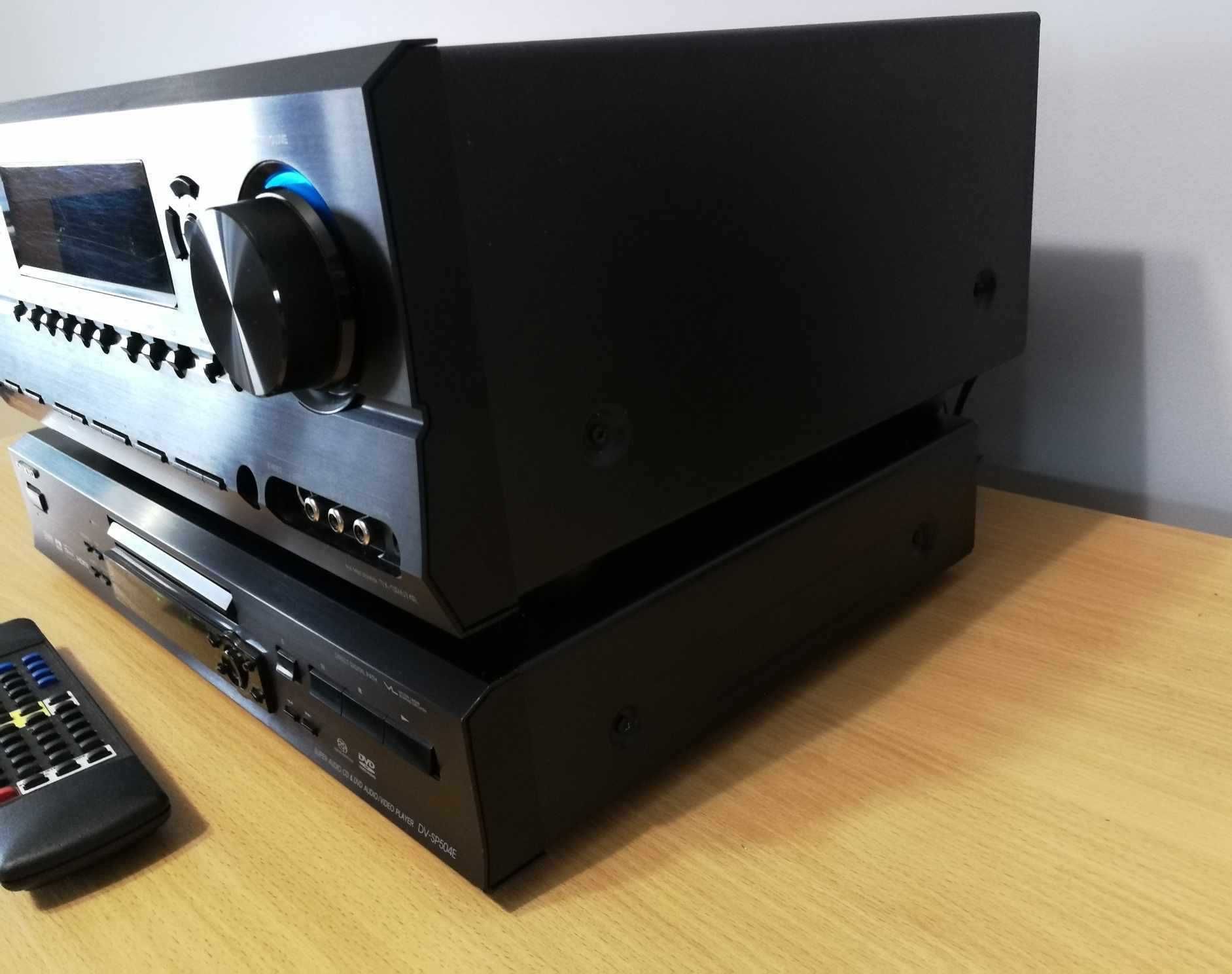 Amplituner ONKYO TX-SR674E Odtwarzacz DVD DV-SP504E Wysokie modele !