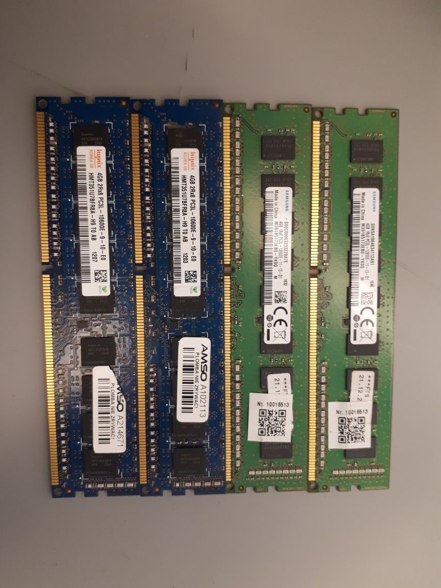DDR3 ECC 4x4GB 16GB unbuffered