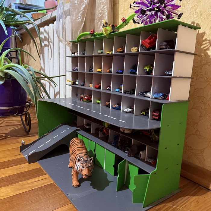 Дитячий гараж парковка для машинок подарок машинки hot wheels