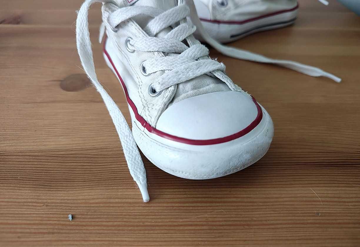 Trampki dziecięce Converse białe | rozmiar 24 | czyste i zadbane