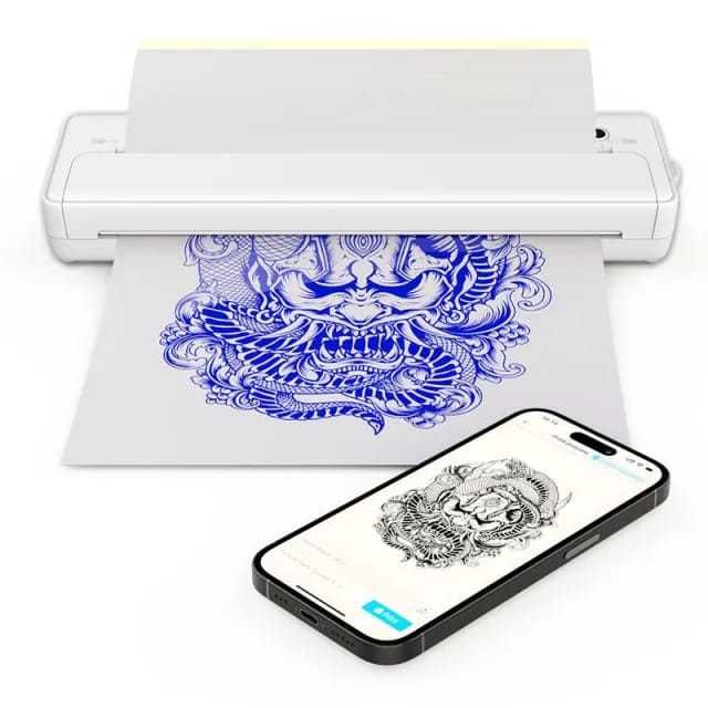 Impressora Térmica A4 Portátil / Tattoo (STENCIL) BLUETOOTH