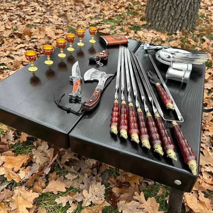 Набр шампурів в кейсі ПАН / подарунок для чоловіка  Лімітований!