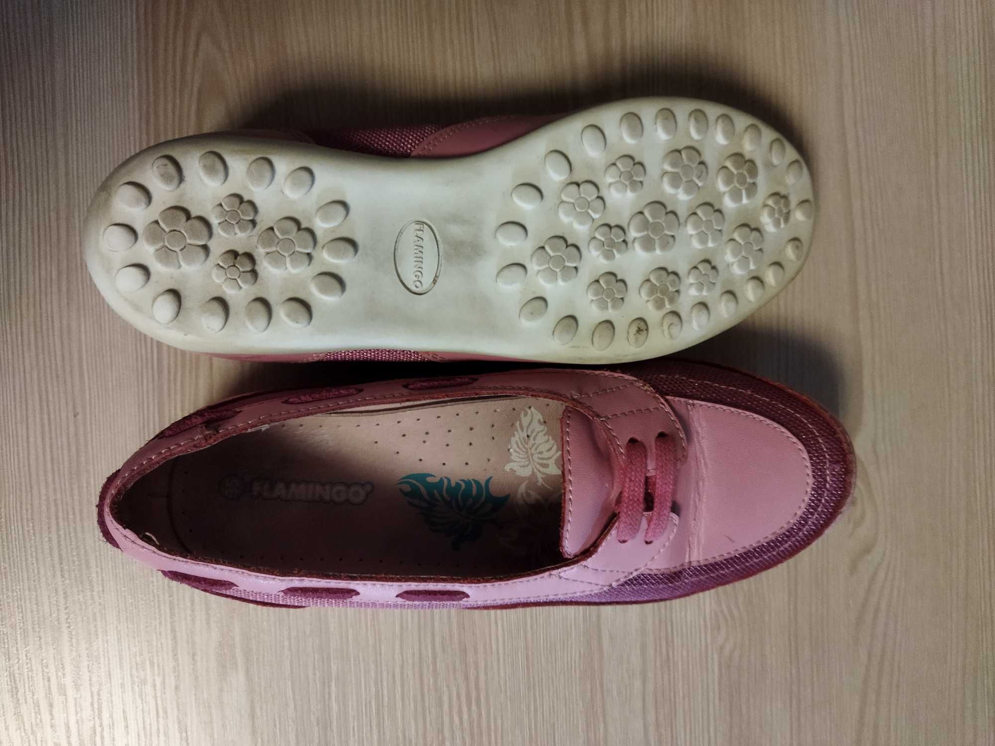 Туфлі на дівчинку (35р), рожеві.