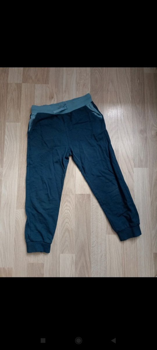 Granatowe niebieskie spodnie dresowe joggery 5.10.15 122