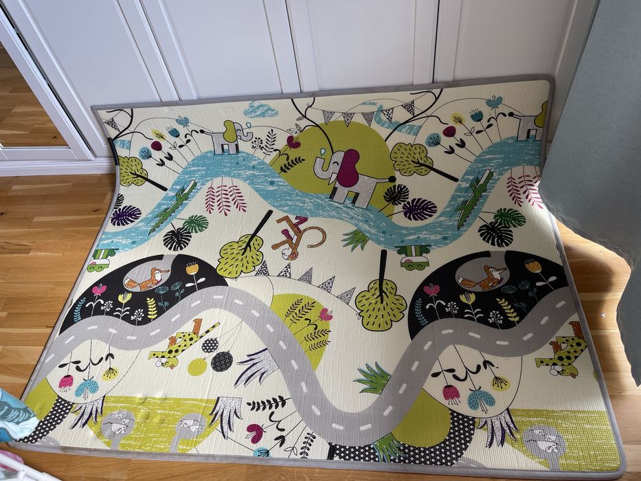 Mata dla dziecka duża Kinderkraft 150 x 180