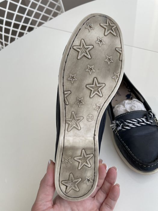 Шкіряні мокасини Respect устілка 23 см 36 р.