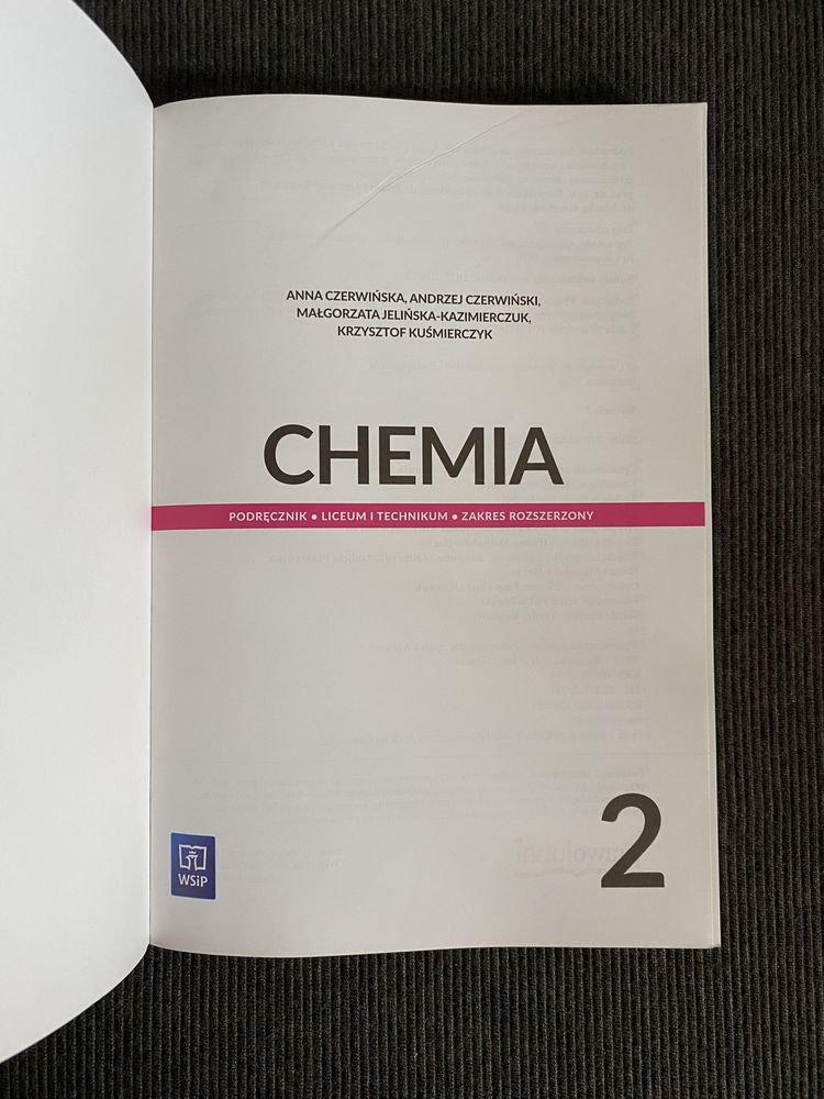 chemia 2 podręcznik do liceum i technikum