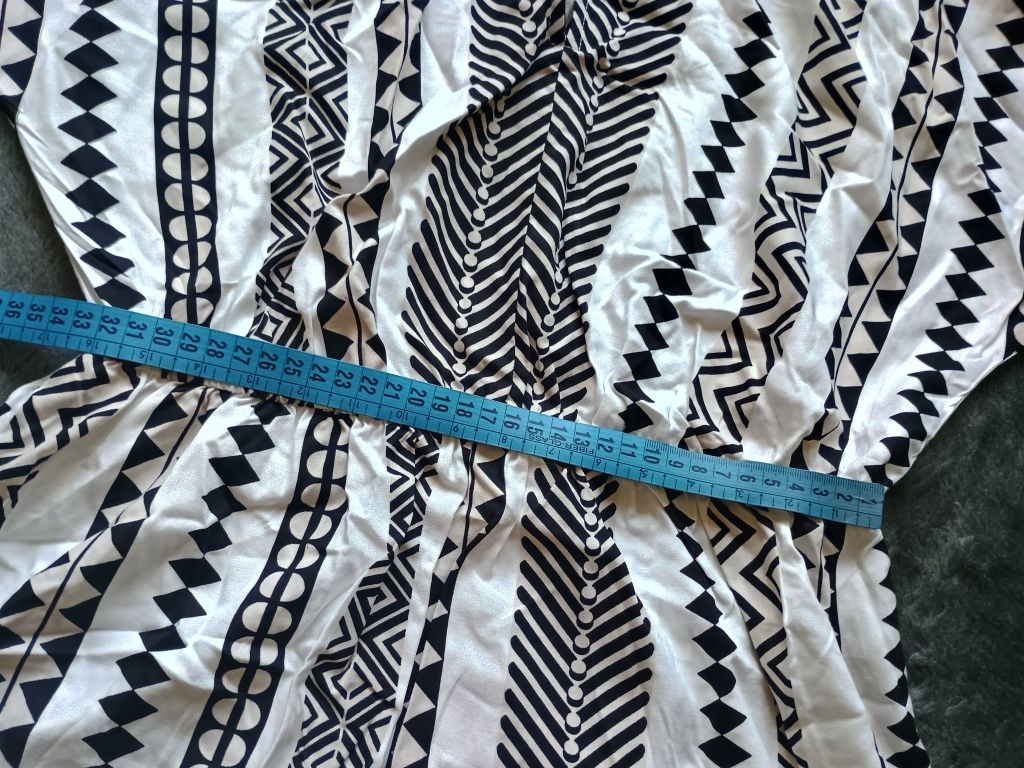 Letnia sukienka z wiskozy boho Rainbow