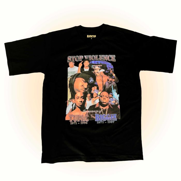 Y2K Vintage футболка Bootleg 2pac hip hop streetwear t shirt