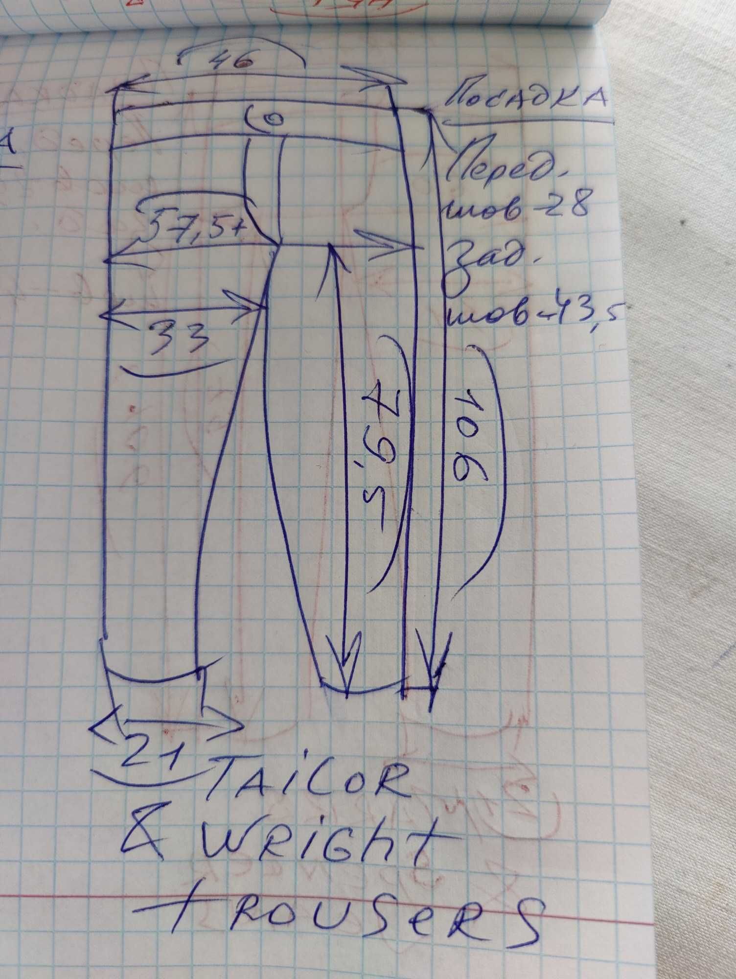 Джинсы брюки Taylor & Wright trousers United Kingdom w36 stretch.