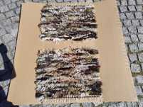 Dywaniki futrzane naturalne 55x70