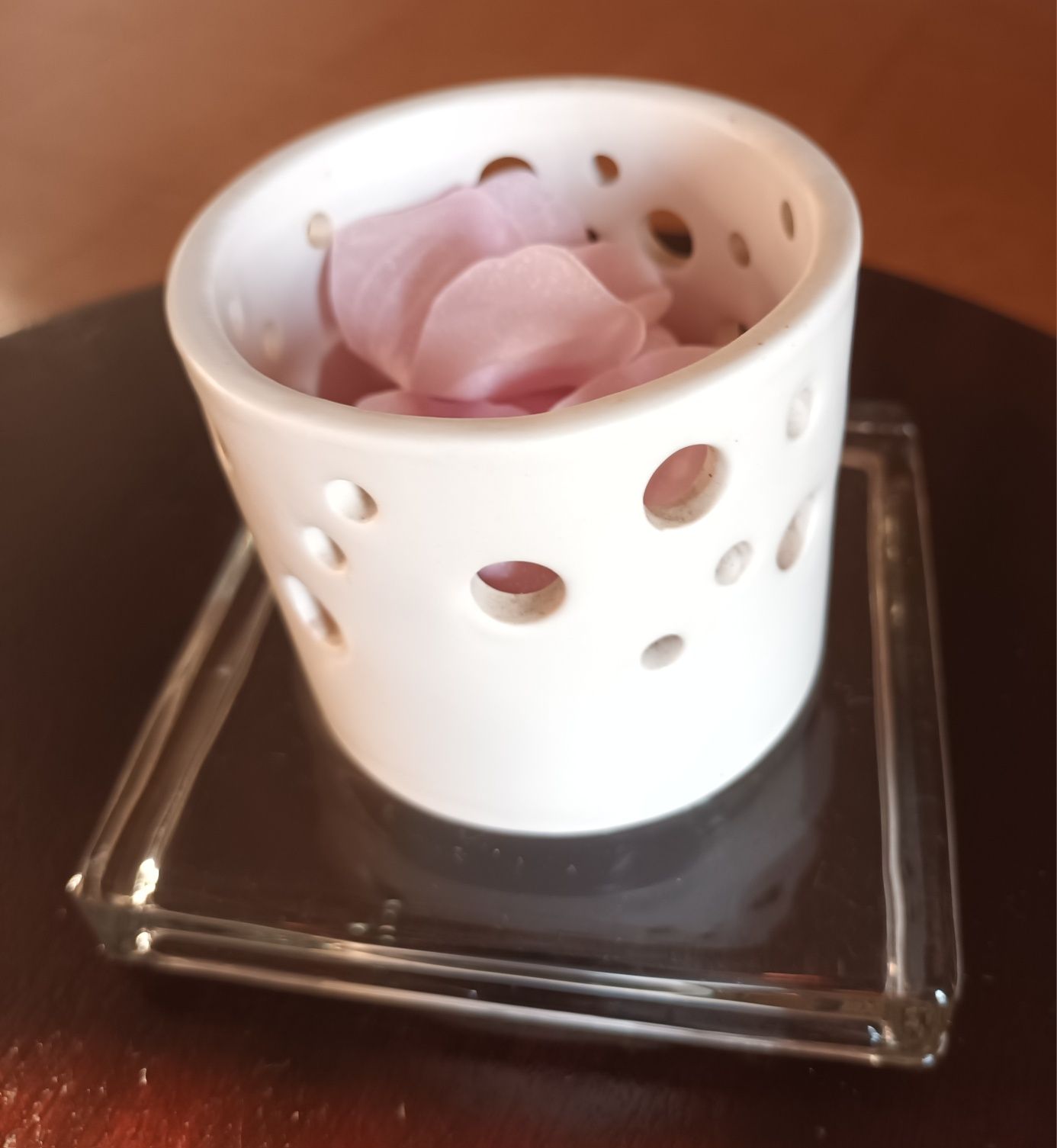 Suporte para vela + Pote para pot pourri