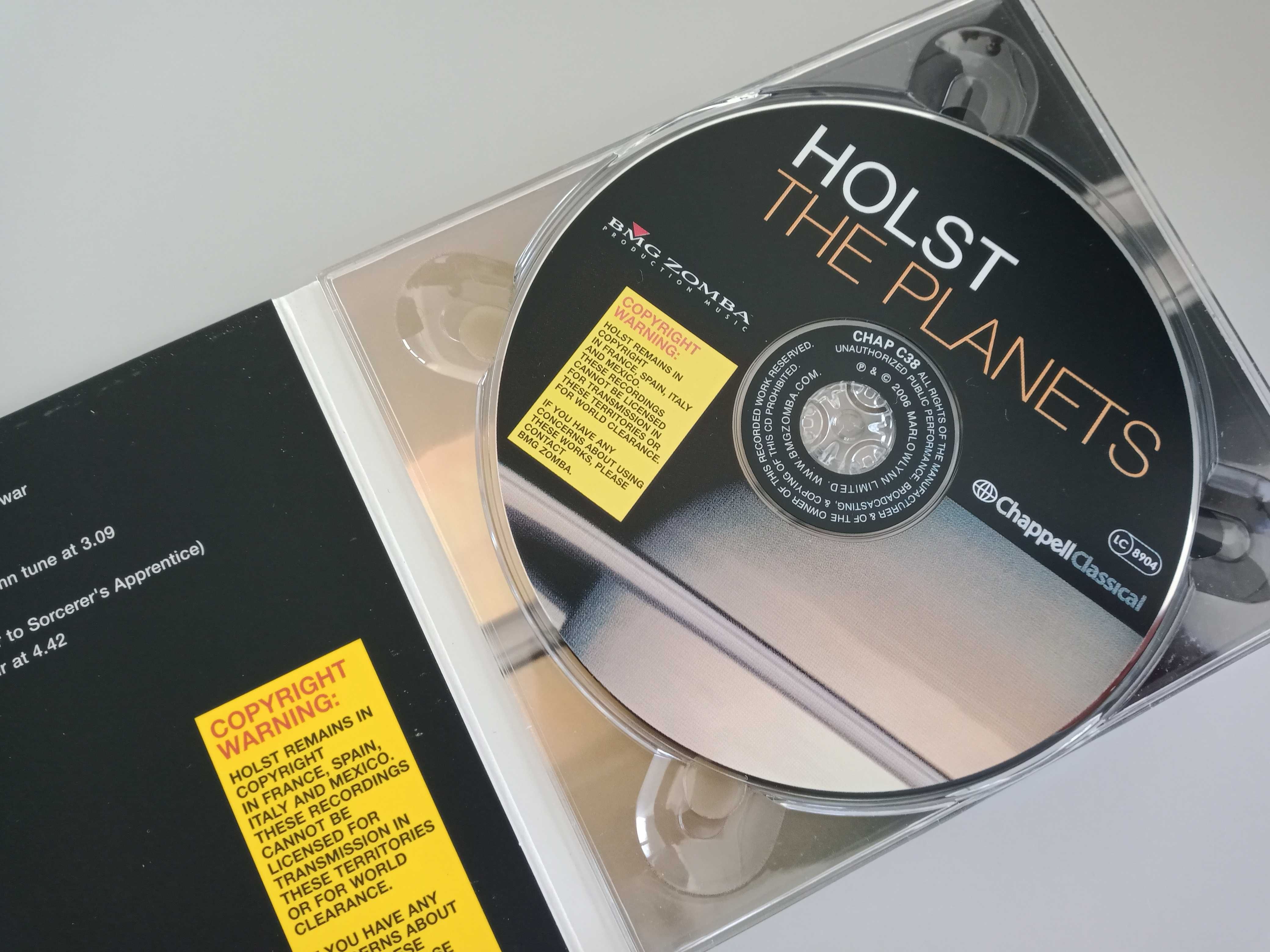 Gustav Holst - The Planets (CD muito raro, não comercial, clássica)