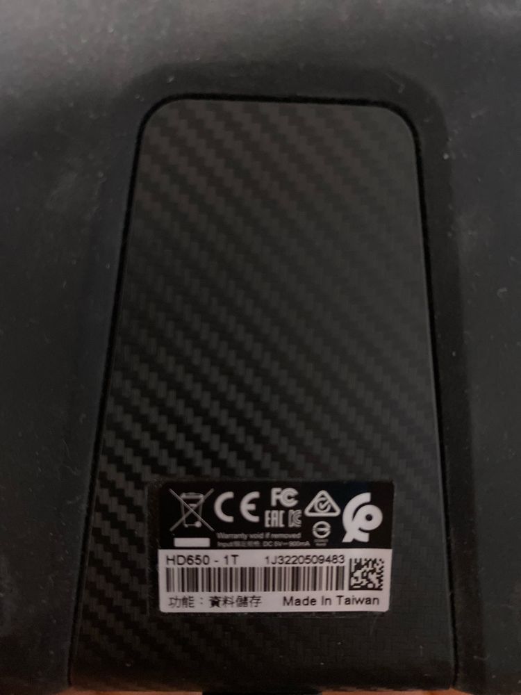 Dysk zewnetrzny - 1TB, USB3, model HD650 ADATA