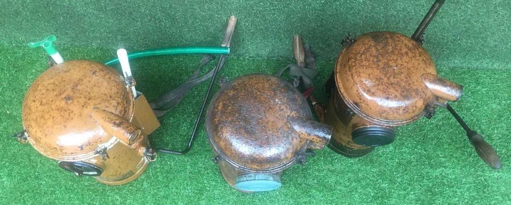 Enxofradeiras antigas, em latão