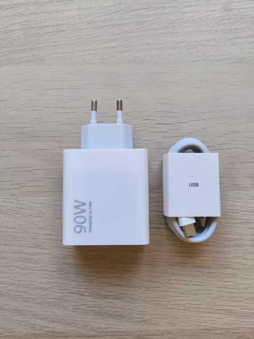 ZESTAW SUPERSZYBKA Ładowarka do XIAOMI 90W, uniwersalna + kabel USB-C