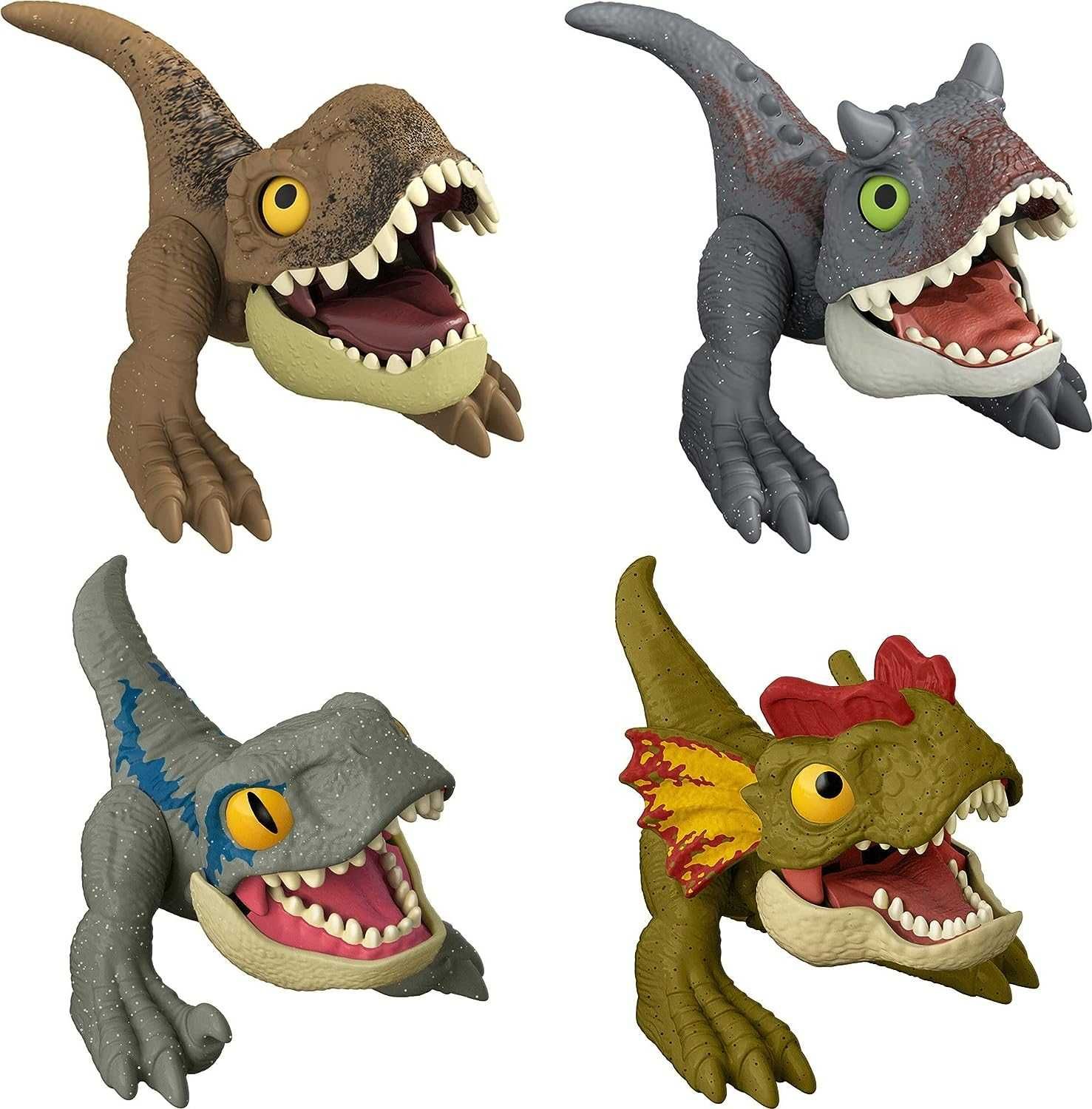 Jurassic World Dominion Uncaged Wild Pop  Dinosaur,набір з 4 фігурок