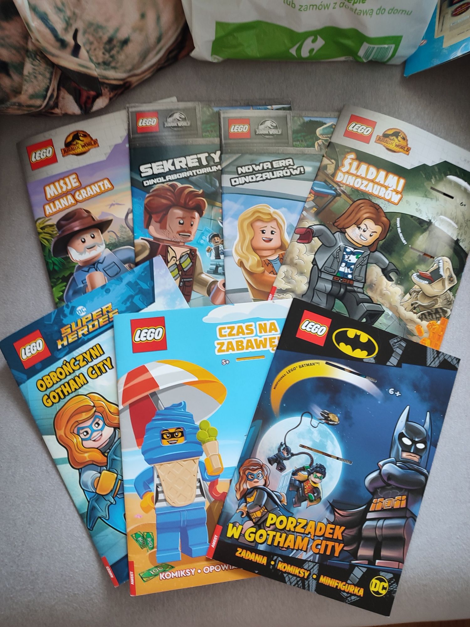 65 magazynów Lego, czasopisma bez dodatków, nie wypełnione. Bez n