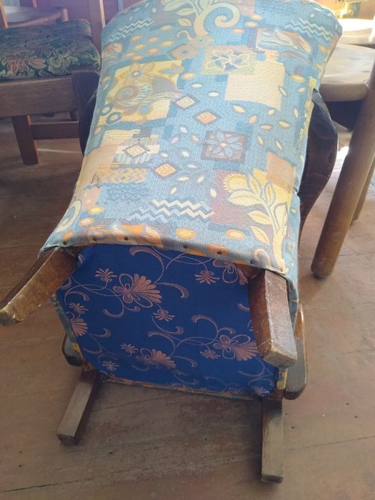 Fotel fotelik dziecięcy retro