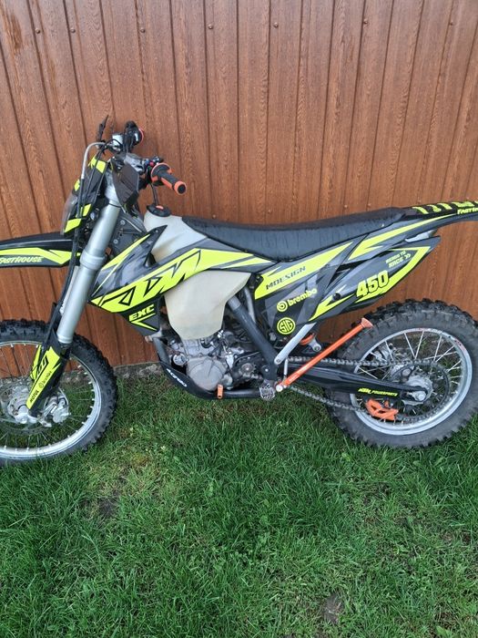 KTM EXC 450  na wtrysku ubezpieczony 2014.zarejestrowany