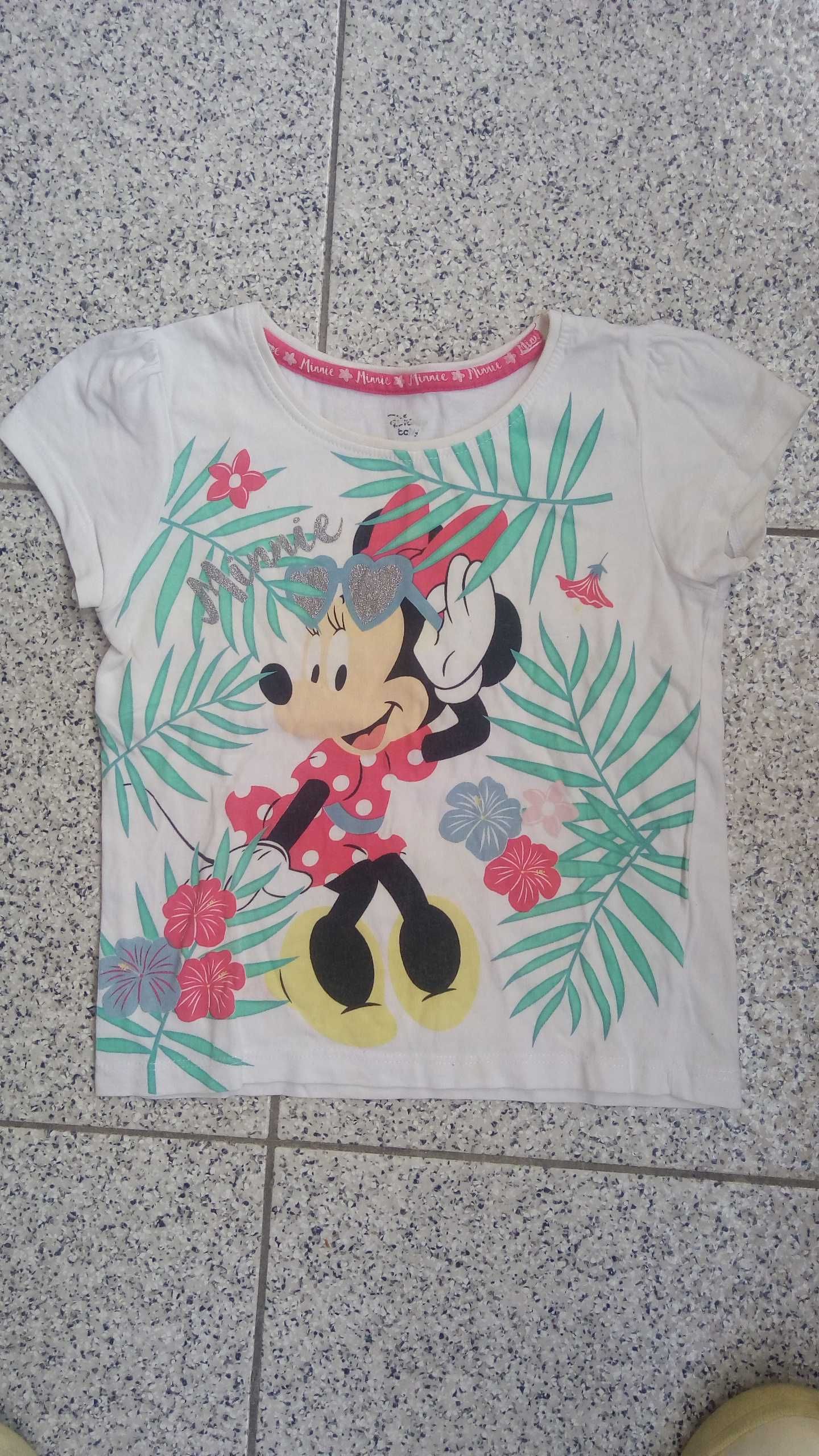 Camisola t-shirt de menina (24-36 meses) Minnie Disney