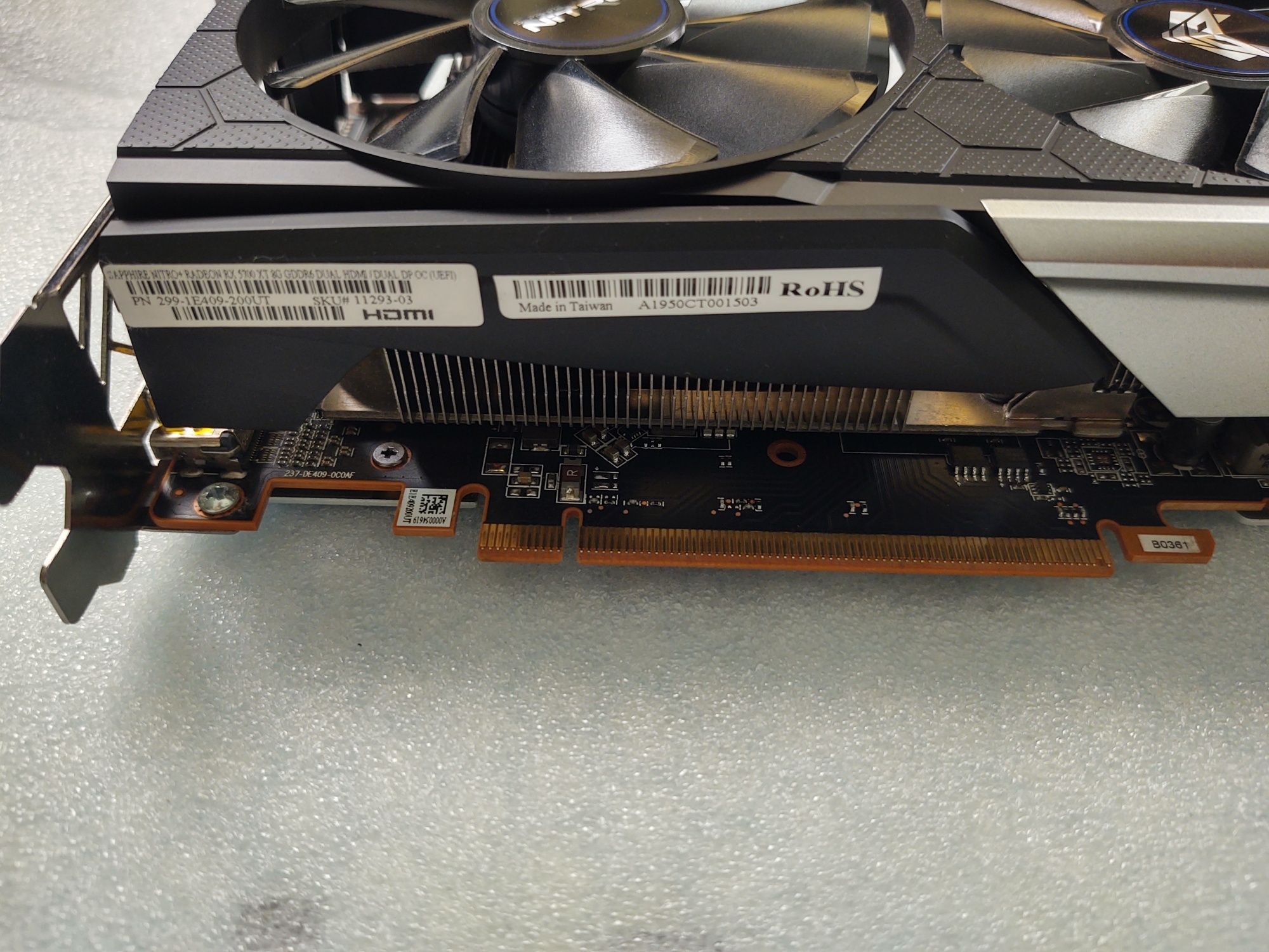 Відеокарта Sapphire Radeon NITRO+ RX 5700 XT 8GB GDDR6