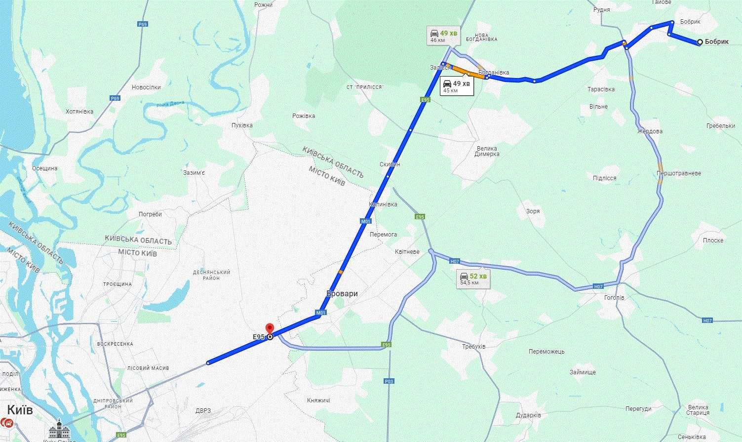 Продається земельна ділянка в с. Бобрик, Броварського р.  пл. 0,15 с.