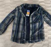 NOWA Koszula - kurtka overshirt chłopięca w kratkę 110/116, 4-6 lat
