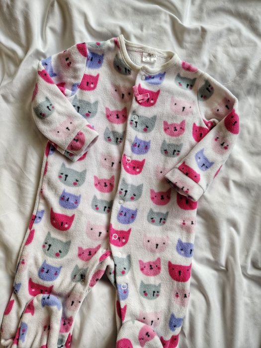 Флісовий чоловічок для дівчинки 3-6міс