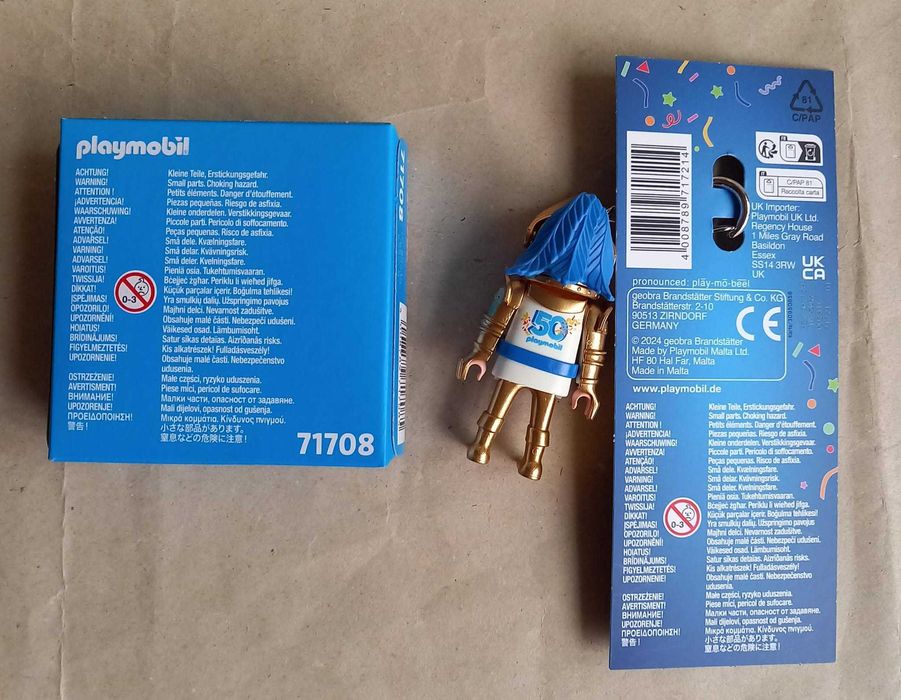 playmobil Exclusivos: 71708 Puppenkönig + 71721 Anniversary Keychain