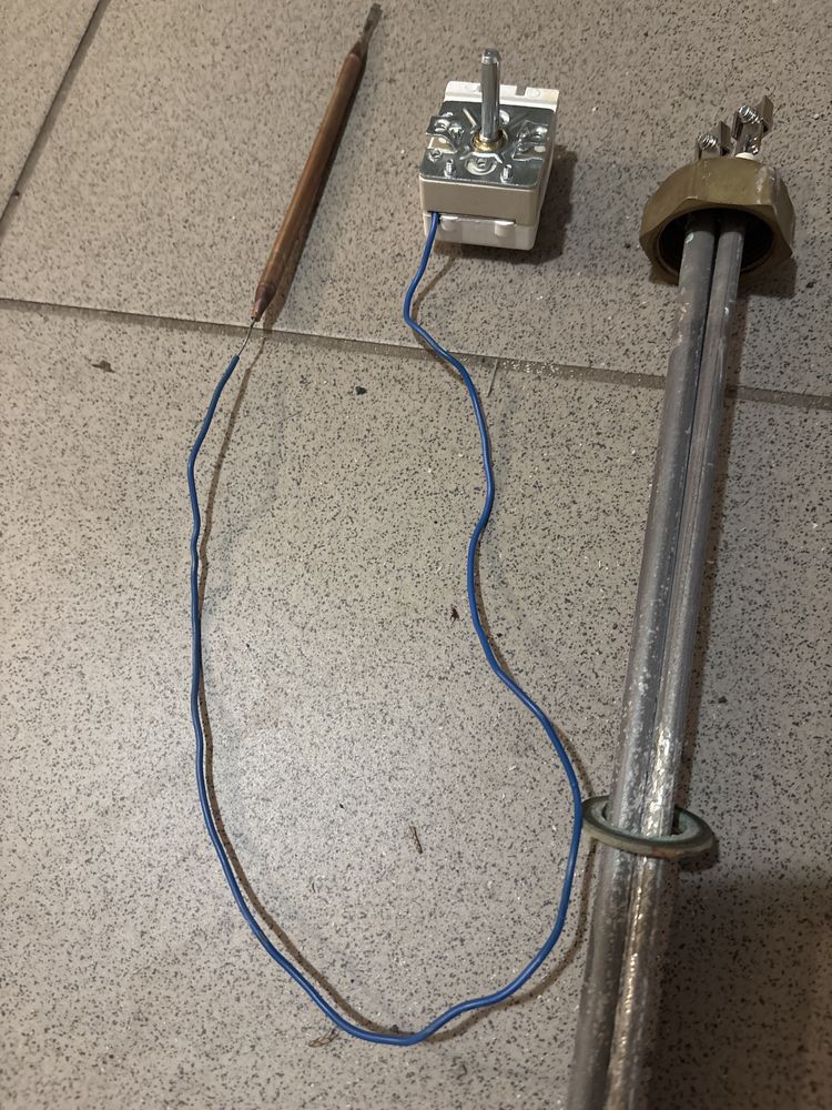 Grzałka 1,5 kW do bojlera, zasobnika cwu 1 cal